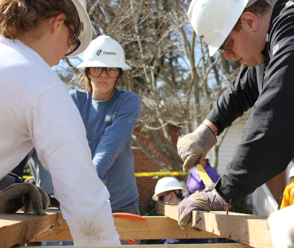 People doing construction